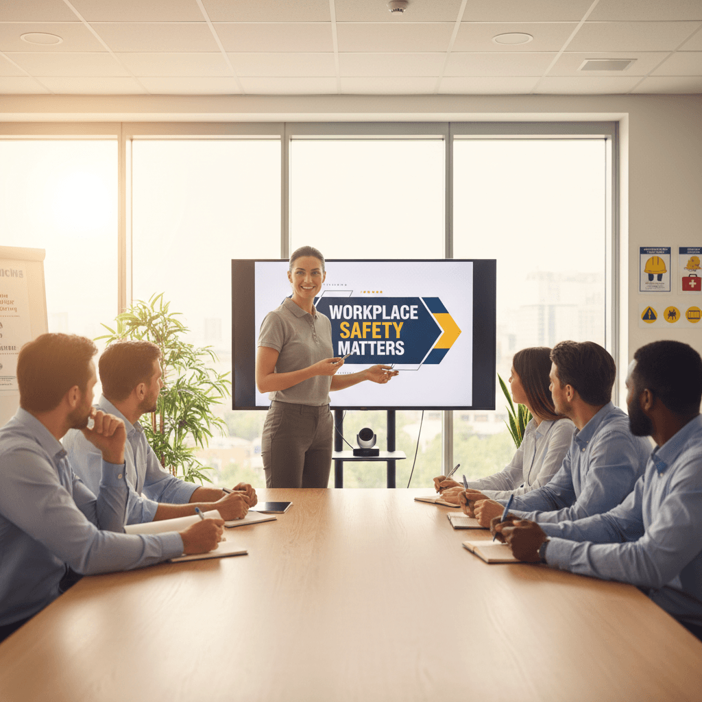 OSHA compliance training session led by safety consultant