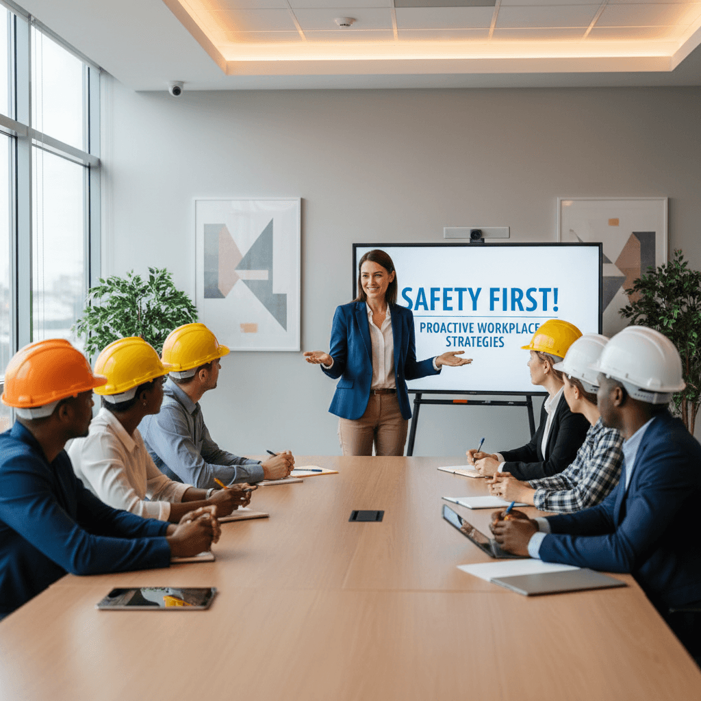 OSHA safety training session with employees