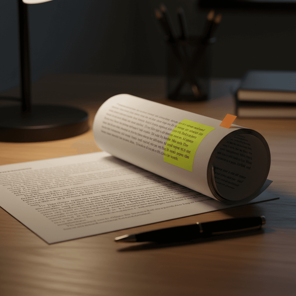 OSHA audit findings report with highlighted sections on a desk