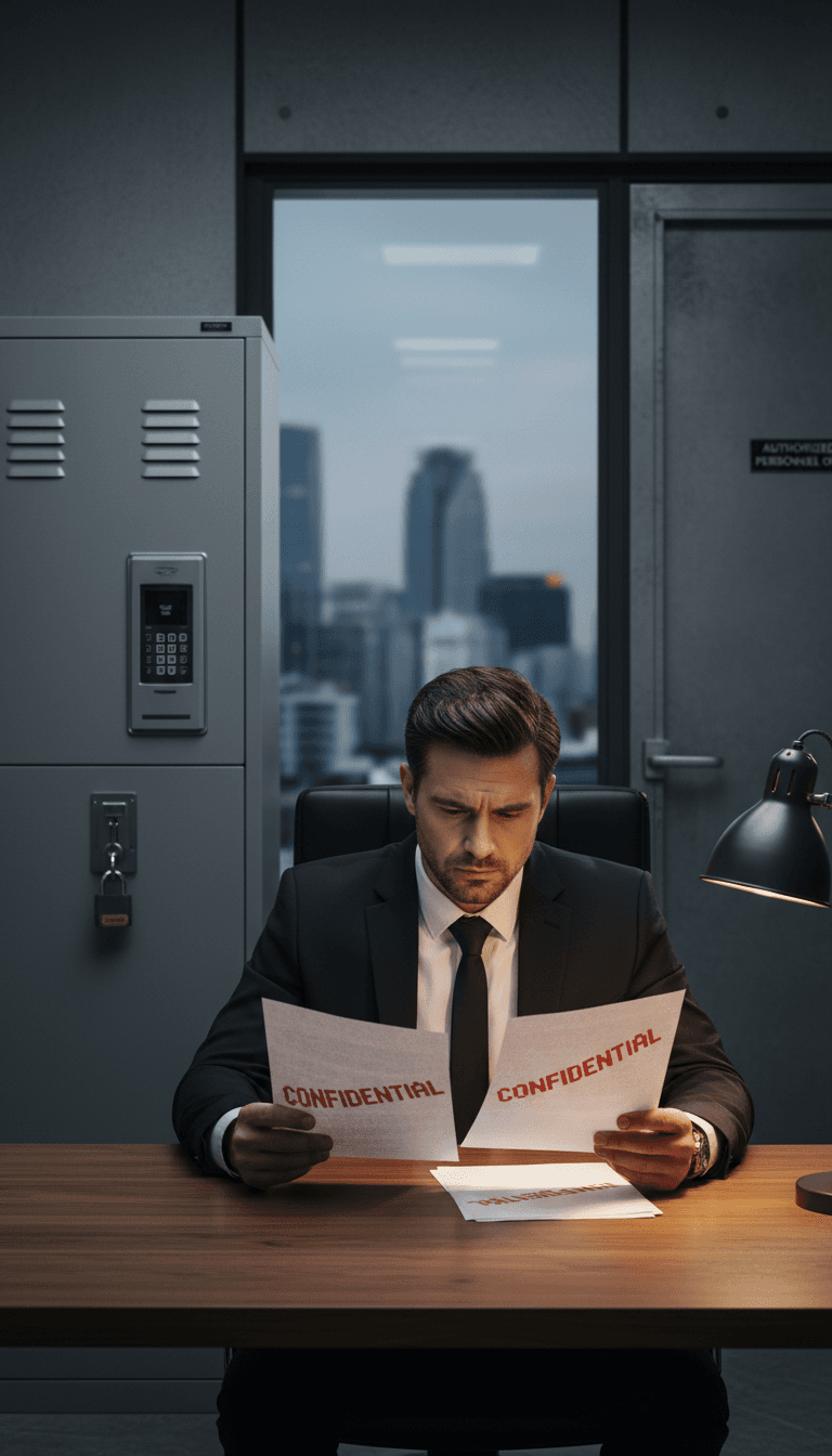 Confidential document security
